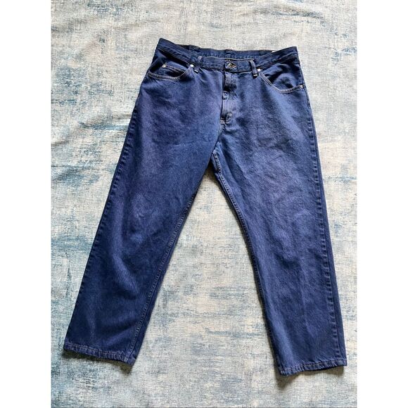 Wrangler Blue Relaxed Fit Denim Jeans 38 x 29 - Picture 1 of 7